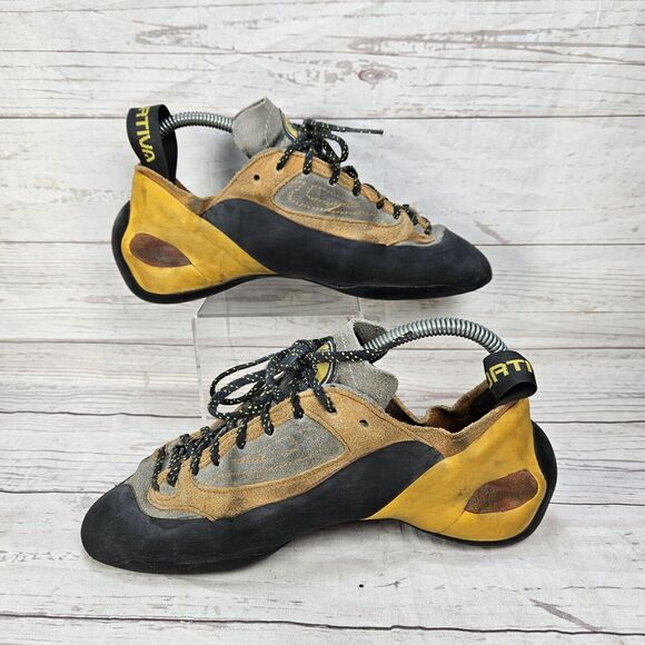 La Sportiva Finale Mens Climbing Shoes Vibram X Sedge US Size 7.5 EU 40 Used - Picture 2 of 7